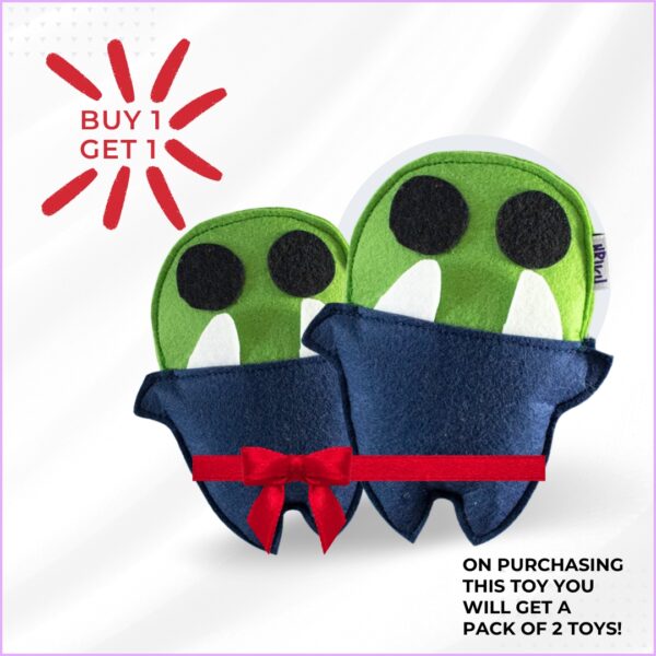 HRIKU DANT DAITYA (TOOTH MONSTER) CATNIP TOY FOR CATS.