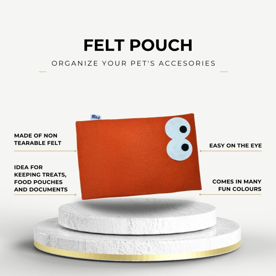 HRIKU ORGANIZER FOR PASSPORTS, DOCUMENTS, PET PASSPORTS, ACCESSORIES AND STATIONERY WITH MAGNETIC BUTTON CLOSURE IN FELT - EYESPY - Image 2