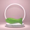 HRIKU HARITMATSYA (GREEN FISH) CATNIP TOY FOR CATS. - Image 2