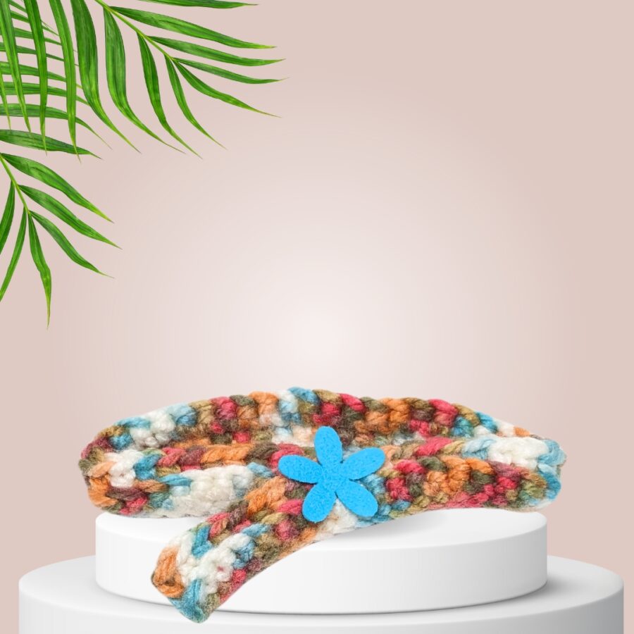 HRIKU MIX CROCHETED WOOLLEN MUFFLER FOR CATS