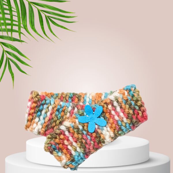 HRIKU RAINBOW WOOLLEN MUFFLER FOR CATS