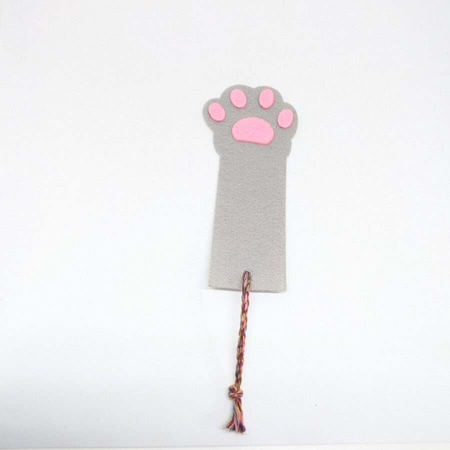 HRIKU CAT PAW Bookmarks I Felt Fabric I Multi-Coloured I for Books, Journals I Attractive Design I for Gifting I Set of 3 I - Image 3